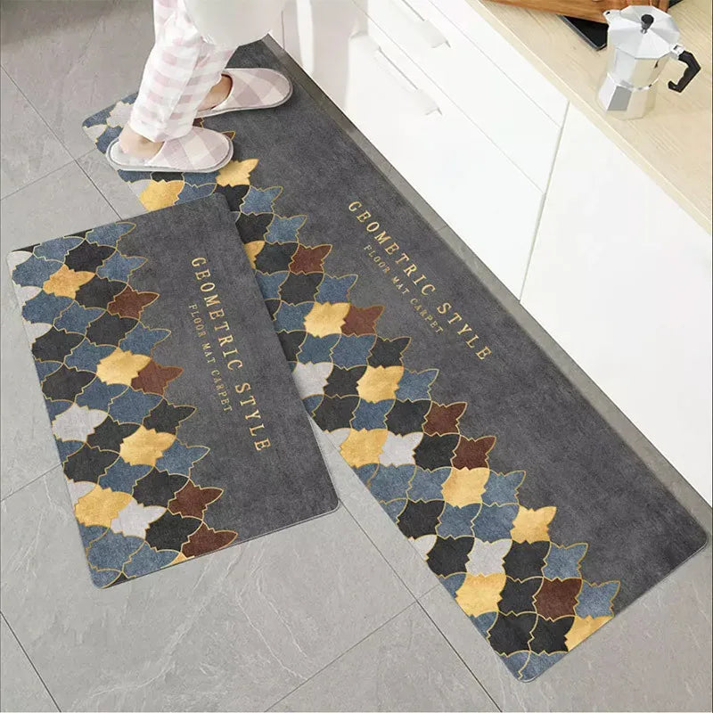 Nordic Style Kitchen Floor Mat – Long Strip Carpet