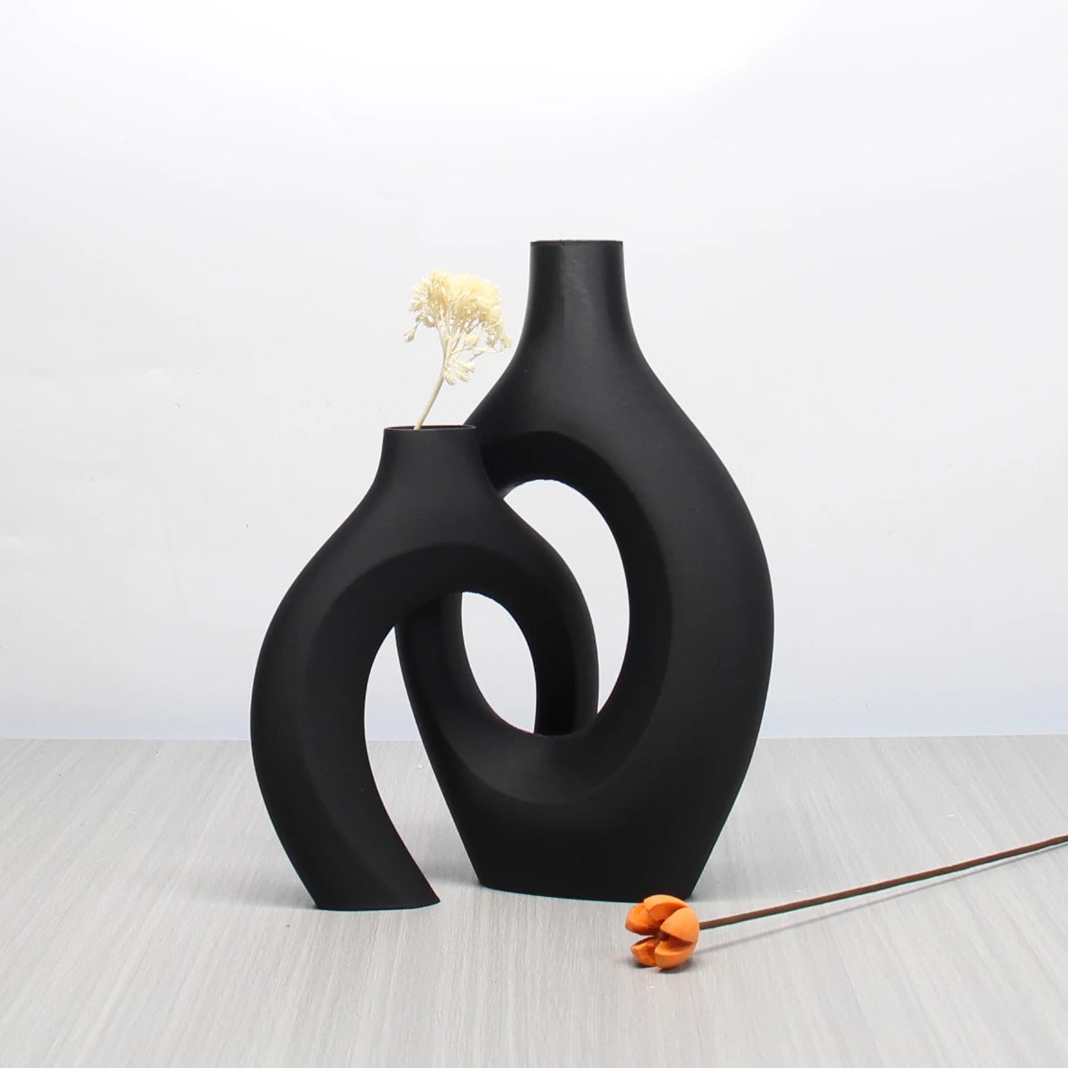 Bohemian Art Vase Set-Decorative Home & Office Accent Vases