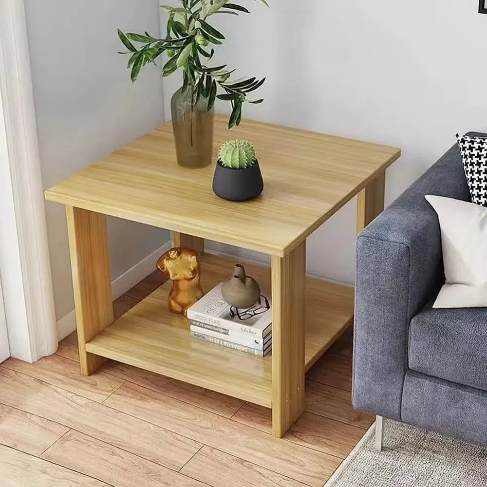 Solid Wood Bedroom Small Side Table Balanced Sturdy Structure Wide Storage Area Stable Cabinet Modern Home Bedroom Furniture