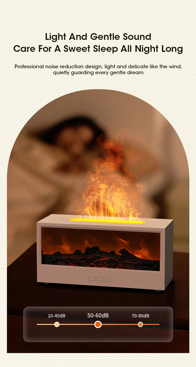 Fireplace Diffuser with Timer Remote
