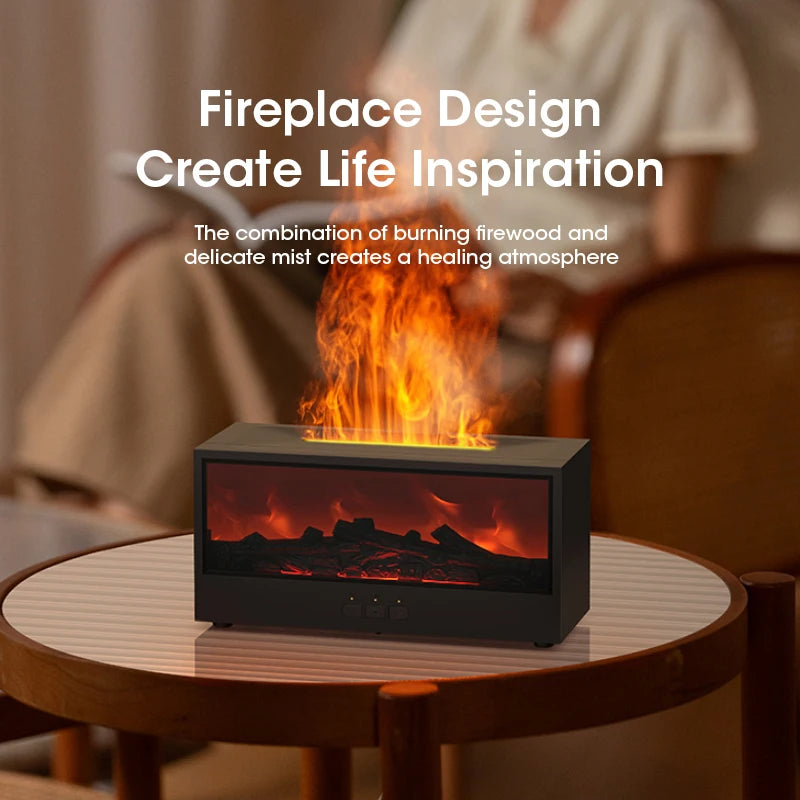 Fireplace Diffuser with Timer Remote