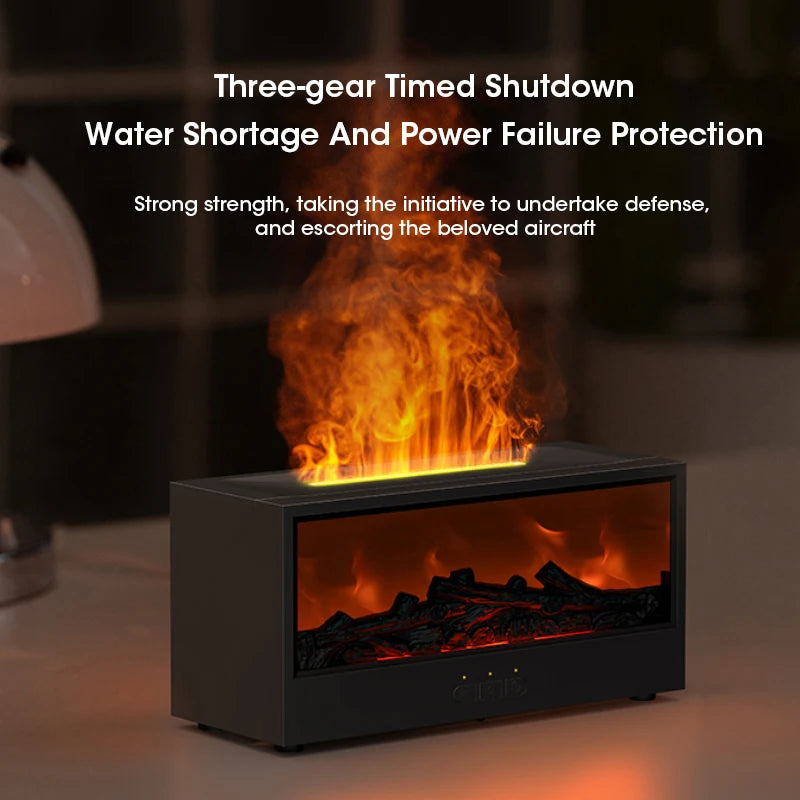 Fireplace Diffuser with Timer Remote