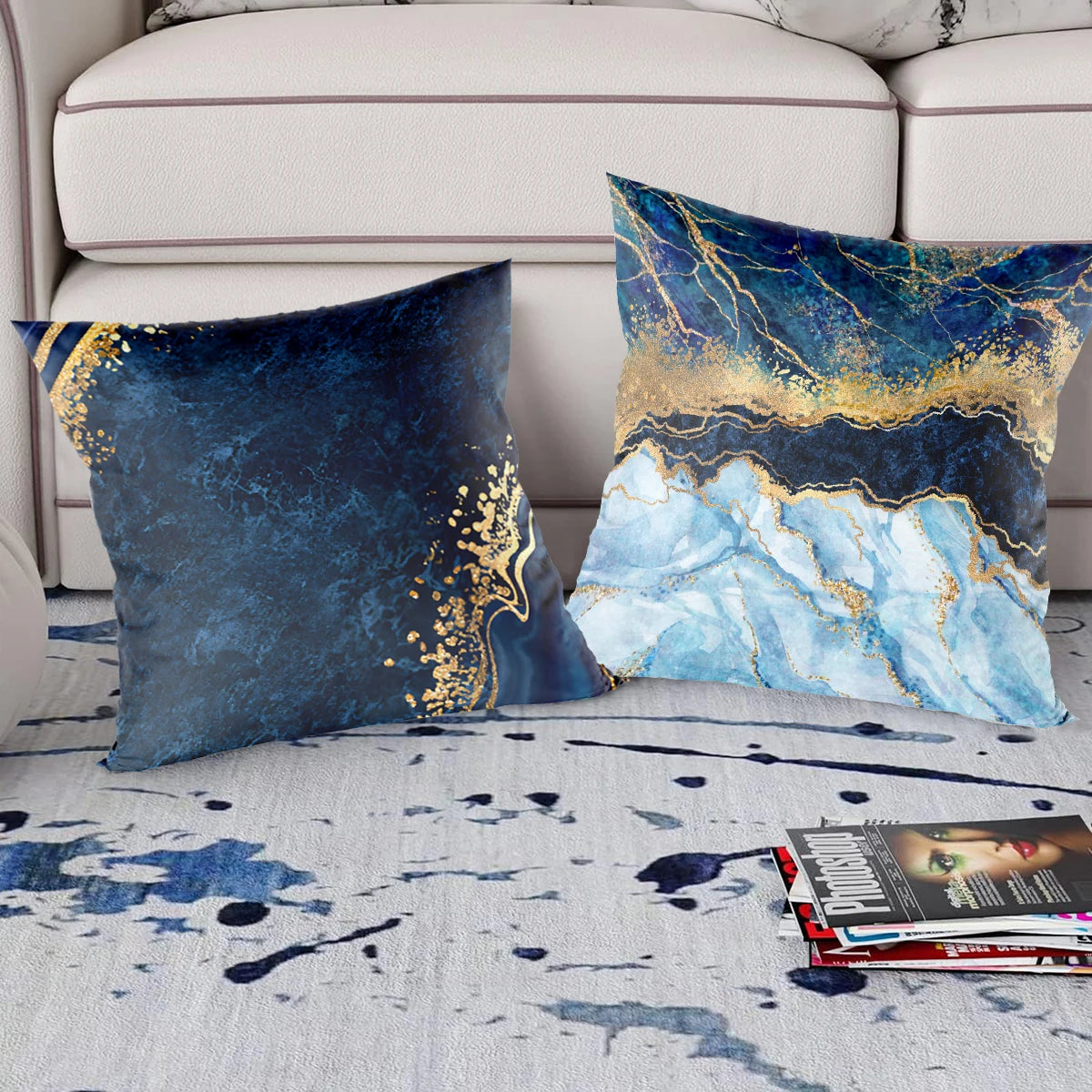 Luxury Satin Cushion Cover – Soft, Wrinkle-Resistant, Skin-Friendly