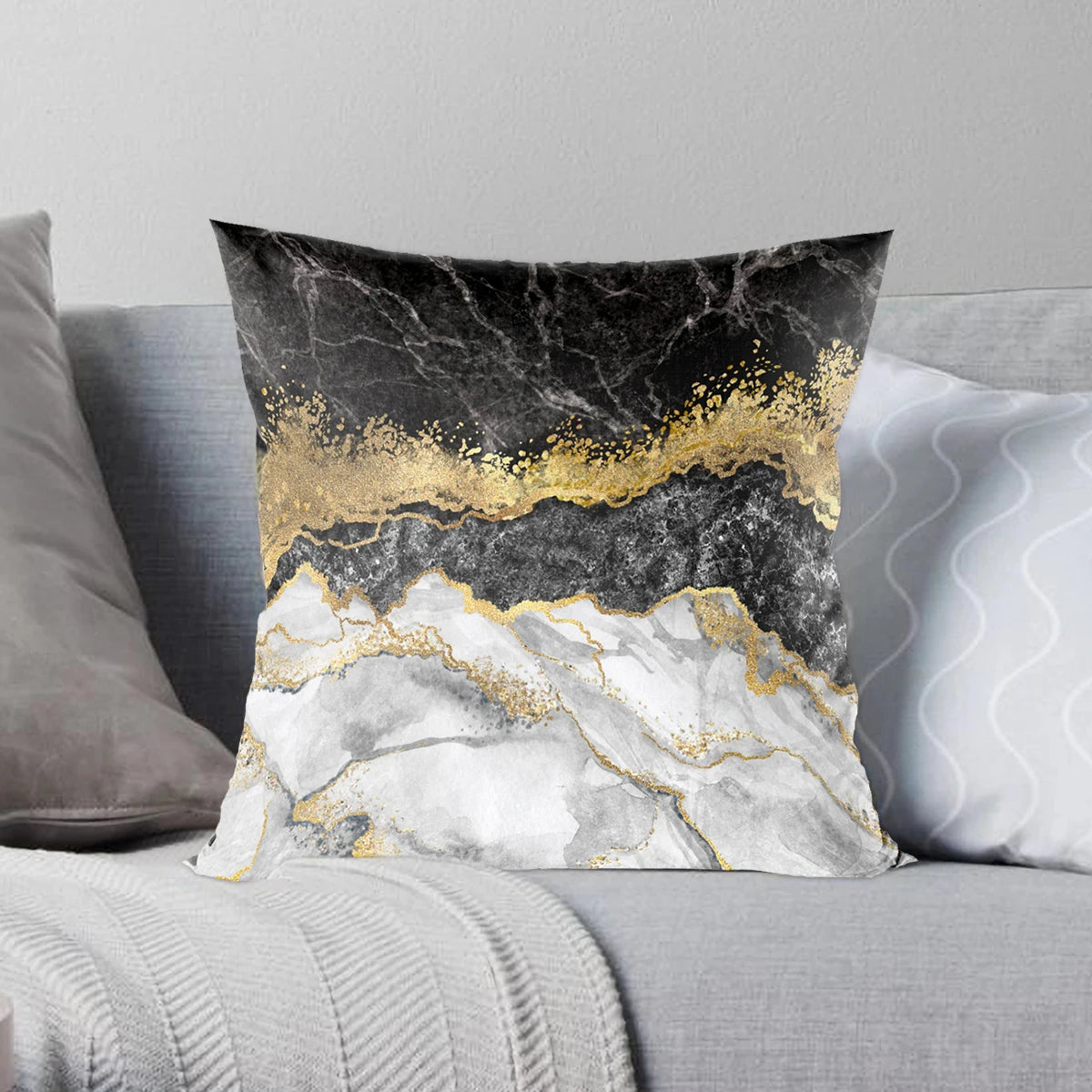 Luxury Satin Cushion Cover – Soft, Wrinkle-Resistant, Skin-Friendly
