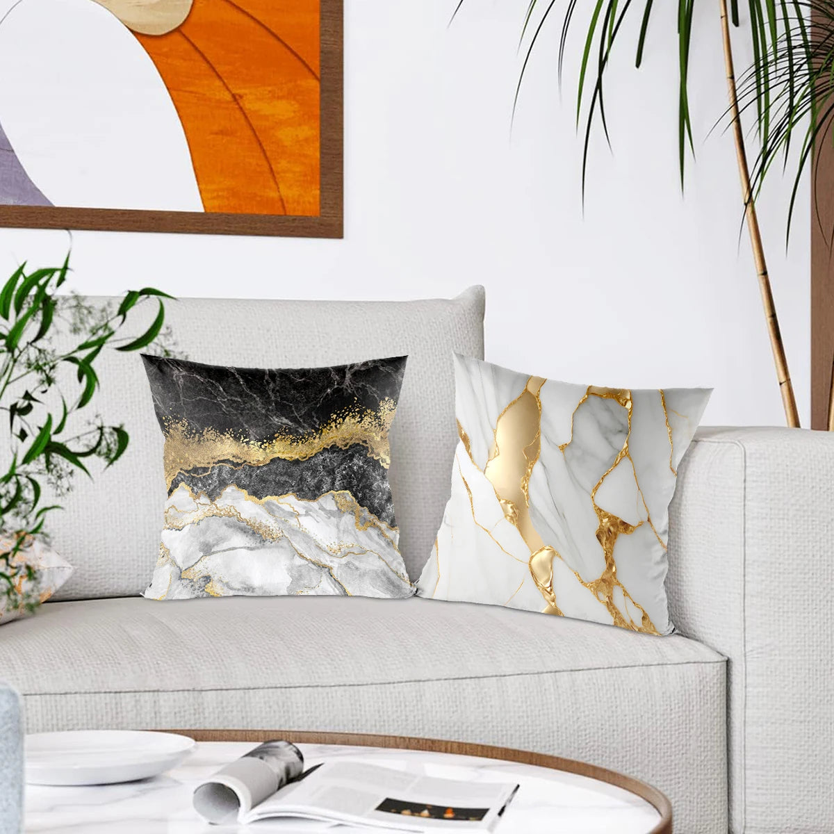 Luxury Satin Cushion Cover – Soft, Wrinkle-Resistant, Skin-Friendly