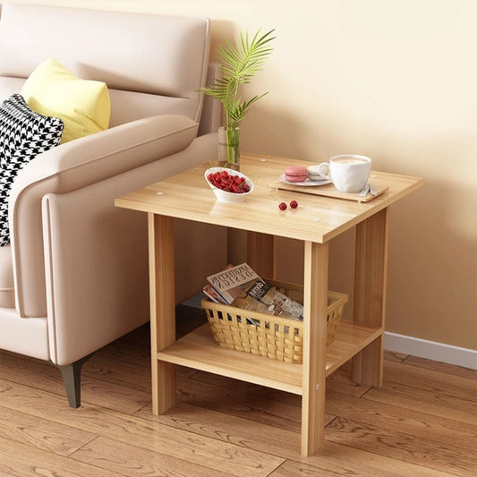 Solid Wood Bedroom Small Side Table Balanced Sturdy Structure Wide Storage Area Stable Cabinet Modern Home Bedroom Furniture