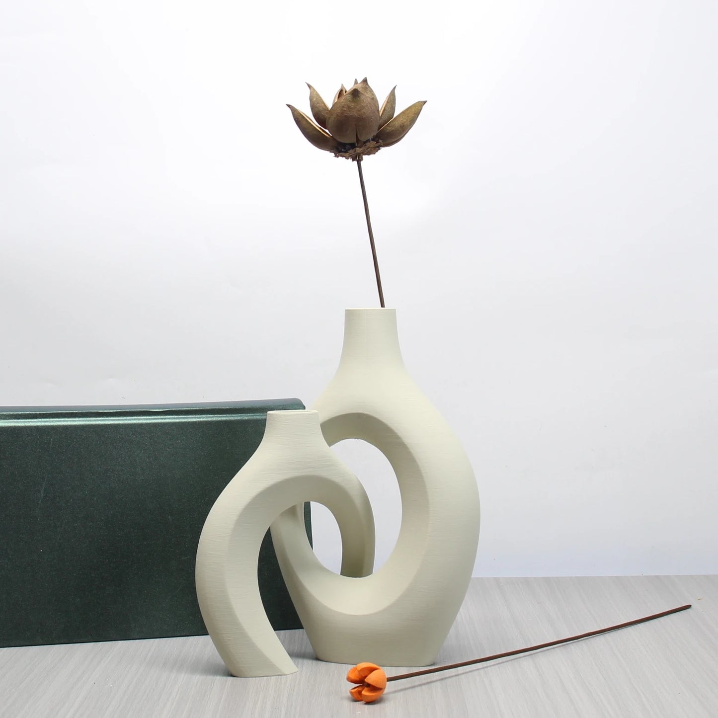 Bohemian Art Vase Set-Decorative Home & Office Accent Vases