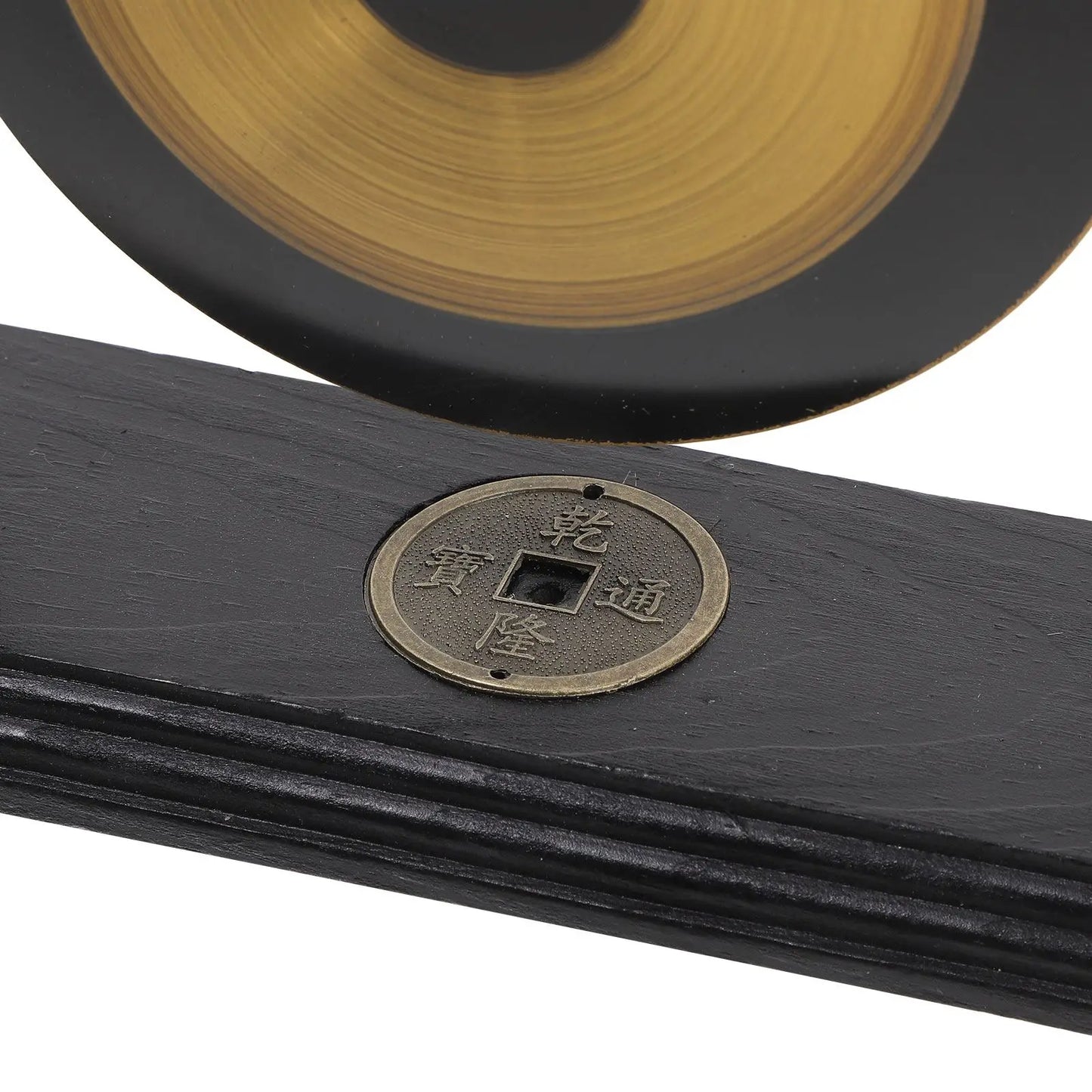 Brass Feng Shui Gong – Chic Desktop Decor for Home & Office