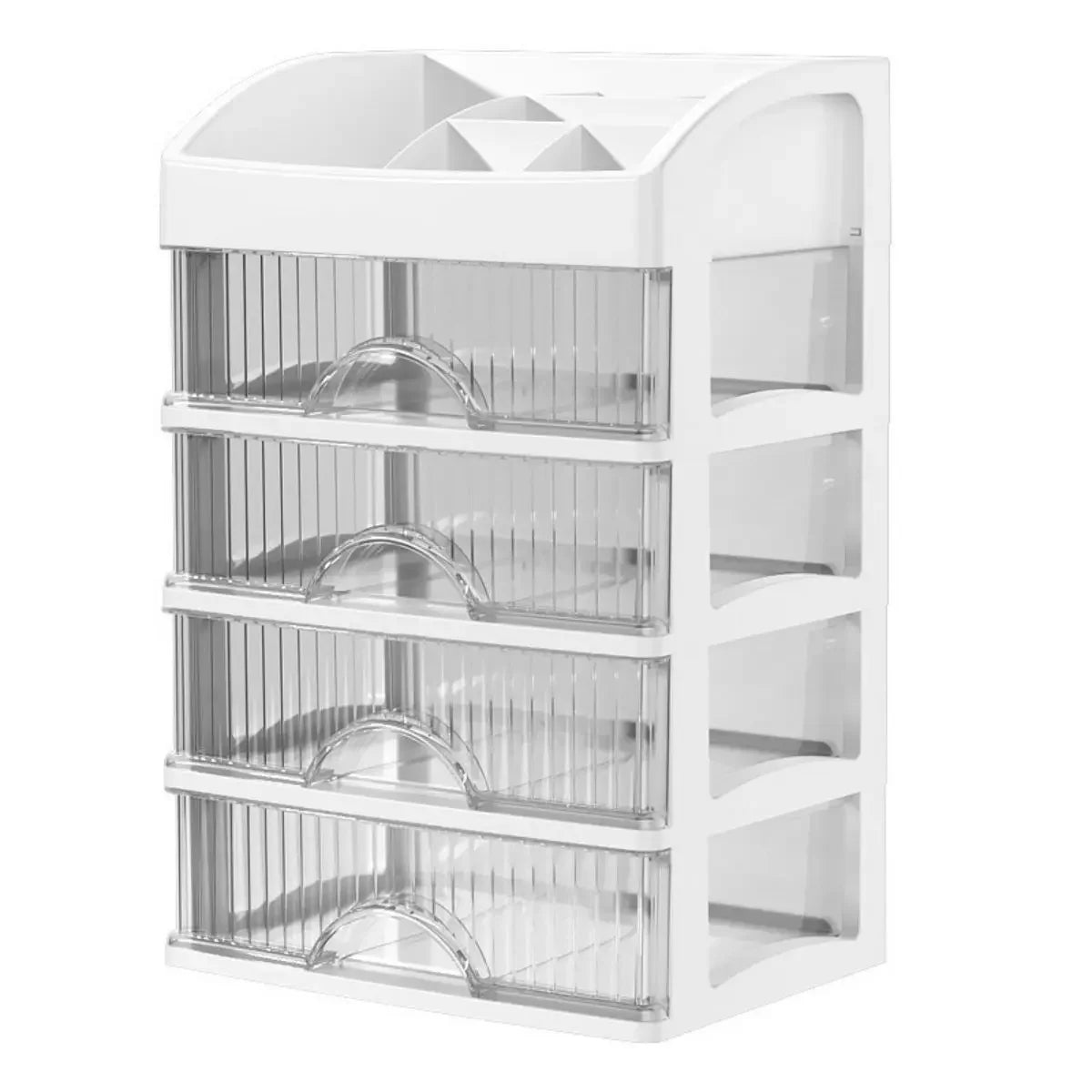Multi-Layer Desktop Storage Box – Cosmetic & Stationery Organizer