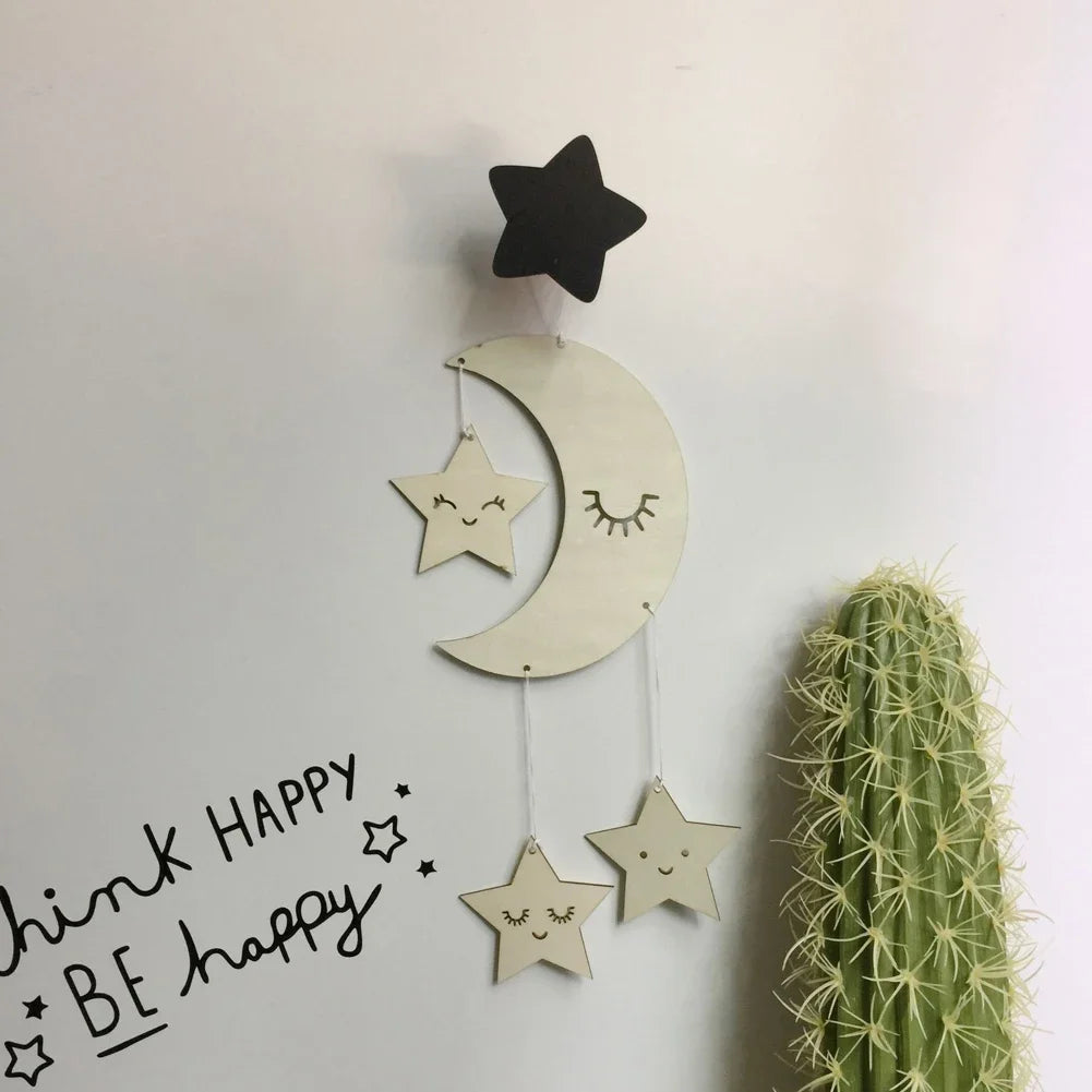 Nursery Decor Dream Catcher Children's Room Decorations Baby Room Wooden Cloud For Babies Boy Girlroom decor wall hanging decor