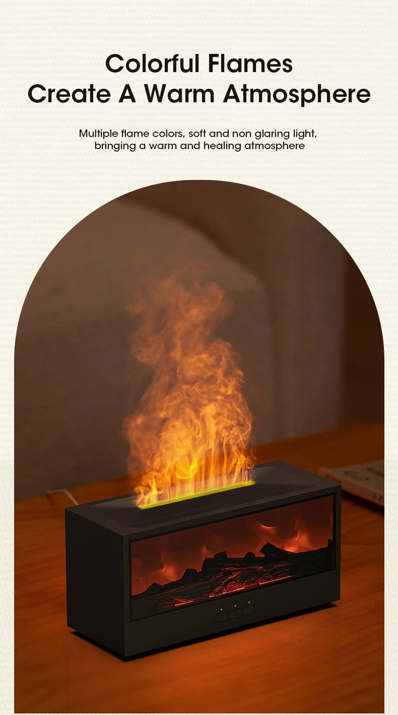 Fireplace Diffuser with Timer Remote