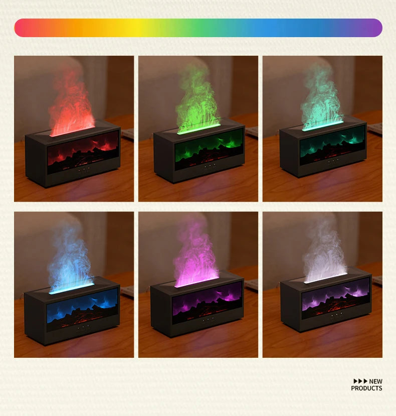 Fireplace Diffuser with Timer Remote