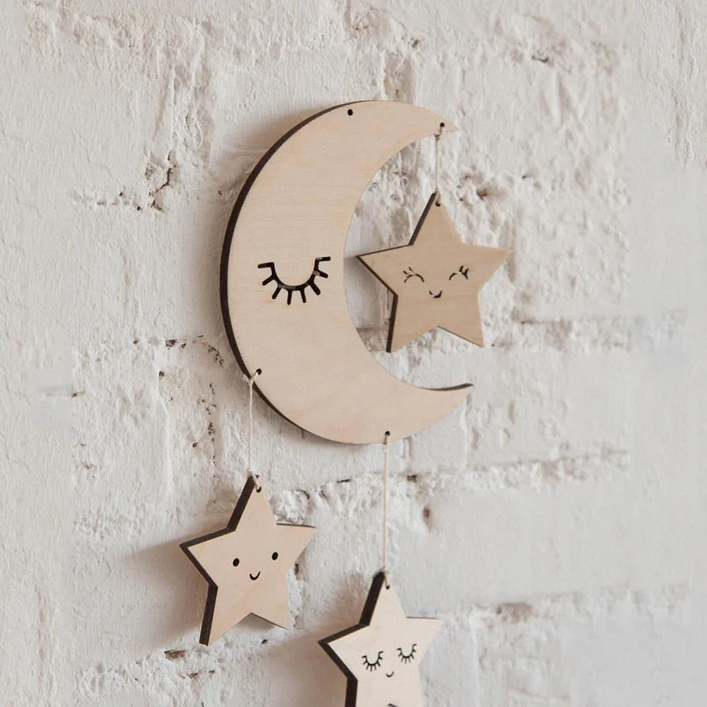 Nursery Decor Dream Catcher Children's Room Decorations Baby Room Wooden Cloud For Babies Boy Girlroom decor wall hanging decor